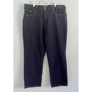 CE SCHMIDT Workwear Men’s 41x29 Relaxed Fit Heavy Denim Dark Wash Work Jeans